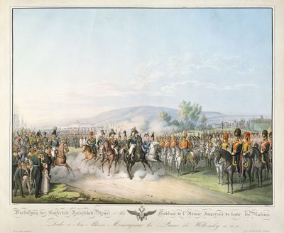 ルートヴィヒフォンクライスト作「ヨーロッパ軍の表」からの全ロシア帝国軍の表、c.1828-1845 作： Georg Emanuel Opitz