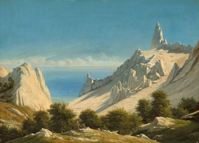 モンの断崖、サマースピレットの眺め 作： Georg Emil Libert