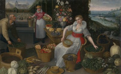 夏の寓意、1593年。 作： Georg Flegel