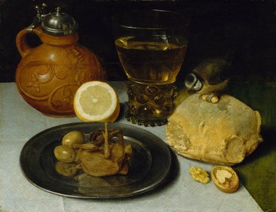 静物、おそらく約。 1625-30。 作： Georg Flegel