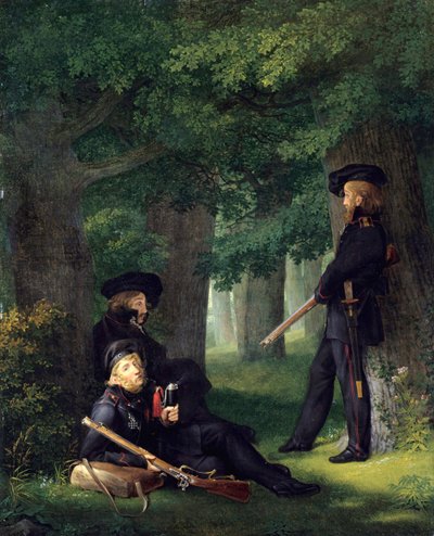 前哨任務1815 作： Georg Friedrich Kersting