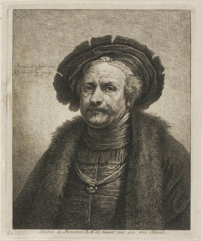 レンブラントの肖像 作： Georg Friedrich Schmidt