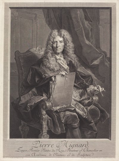 ピエール・ミニャール 作： Georg Friedrich Schmidt after Hyacinthe Rigaud