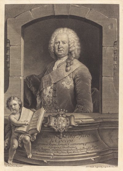サミュエル・リーベル・バロ・デ・コッチェジ 作： Georg Friedrich Schmidt after Jean Pesne