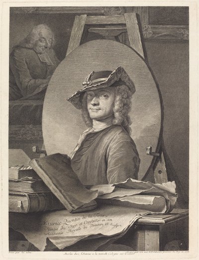 モーリス・カンタン・ド・ラ・トゥール 作： Georg Friedrich Schmidt after Maurice Quentin de La Tour