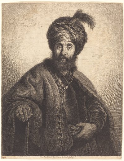 ペルシャ人 作： Georg Friedrich Schmidt after Rembrandt van Rijn