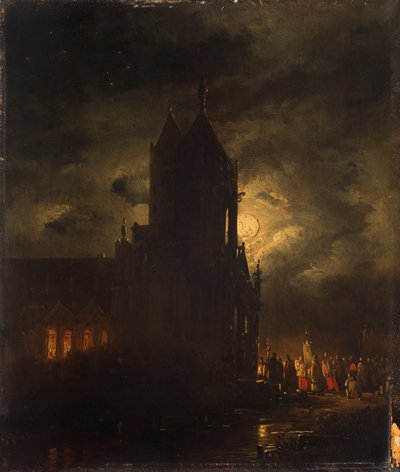 夜行行列 作： Georg Gillis van Haanen