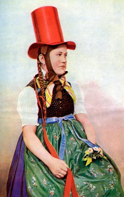サンデードレスを着た森の乙女、1922年。 作： Georg Haeckel