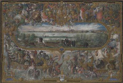 セビリアの眺め、1573 作： Georg Hoefnagel