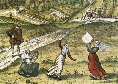 アンダルスの踊り子 グレナダの詳細、第 1 巻「Civitatis Orbis Terrarum」（Tetraum orbis terrarum）。 Abraham Ortelius (1527-1598)、George Braun (1541-1622)、Franz Hogenberg (1535-1590) による Eau forte en couleurs、1572-1617 年に出版。 歴史的アーカイブ 作： Georg Hogenberg Franz and Ortelius Abraham Braun