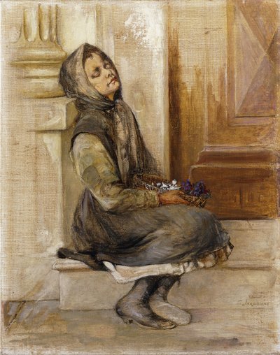 花売り 作： Georg Jacobides
