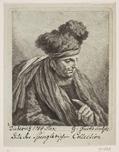 ターバンの男 作： Georg Mathias Fuchs