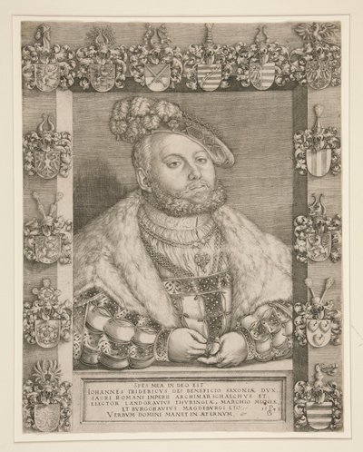 賢者フリードリヒ、ザクセン選帝侯 作： Georg Pencz