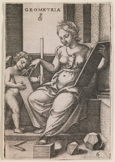 シリーズ「リベラルアーツ」より、ジオメトリア 作： Georg Pencz