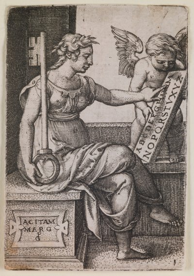 Grammatica、シリーズ「リベラル アーツ」より 作： Georg Pencz