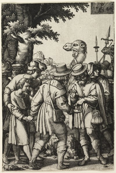 兄弟に売られたヨセフ 作： Georg Pencz