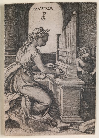 ムジカ、シリーズ「The Liberal Arts」より 作： Georg Pencz