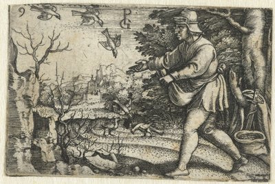 種まきのたとえ話 キリストの生涯（シリーズタイトル） 作： Georg Pencz