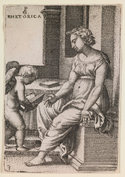 シリーズ「リベラルアーツ」よりレトリカ 作： Georg Pencz