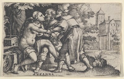 スザンナと長老たち。 作： Georg Pencz