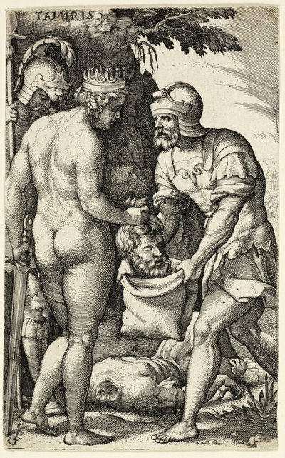 『ギリシャのヒロインズ』よりタミリス 作： Georg Pencz