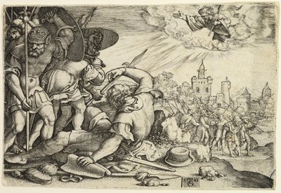 聖パウロの回心 作： Georg Pencz