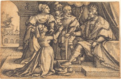 ソロモンの裁き 作： Georg Pencz