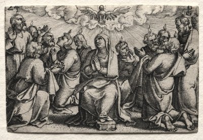 イエス・キリストの生涯：聖霊の降臨 作： Georg Pencz