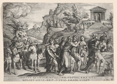 ペトラークの勝利より、愛の勝利。 作： Georg Pencz