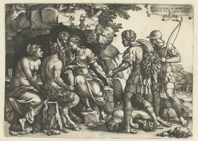 テティスとカイロンの会話 作： Georg Pencz