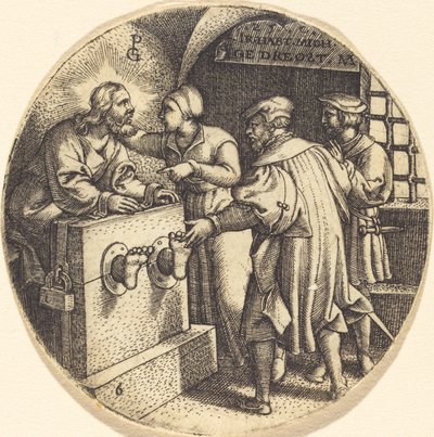 囚人を訪ねる 作： Georg Pencz