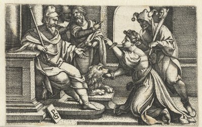 女性は宣誓の下で彼女の無実を宣言します 真実の口 ボッカ デッラ ベリタ 作： Georg Pencz