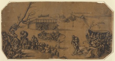 洪水 作： Georg Pencz after Michelangelo