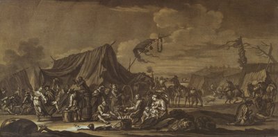 陸軍陣営、1694年 作： Georg Philipp I Rugendas