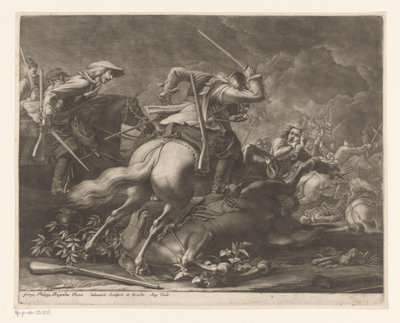 騎手の戦い 作： Georg Philipp Rugendas (I)