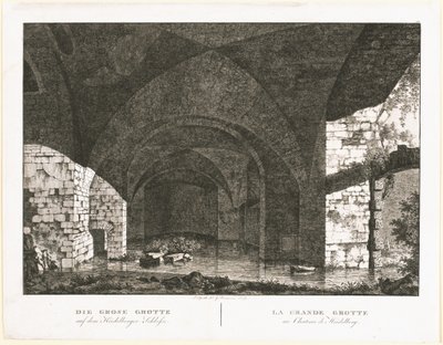 ハイデルベルク城の大洞窟 作： Georg Primavesi, after Peter Speeth