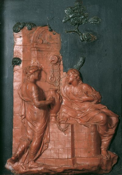 キリストと井戸のサマリアの女 作： Georg Raphael Donner