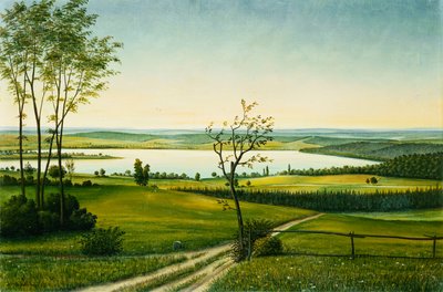 イースター湖、1925年 作： Georg Schrimpf