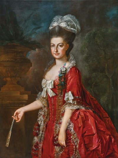 ヨハン・ゲオルク・ヴァイケルト オーストリア王妃マリア・クリスティーネの肖像 1778年 作： Georg Weikert