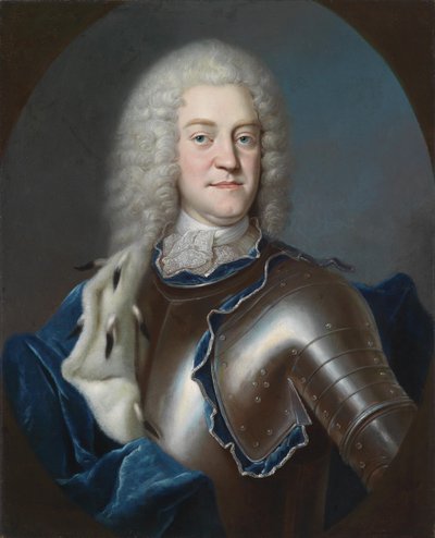 クリスチャンルートヴィヒ2世の肖像画、1683-1756メクレンブルク公爵、1731-1732 作： Georg Weissmann