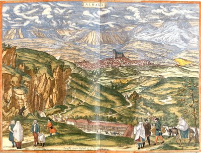 スペイン、アルハマ・デ・グラナダ 作： Georg and Hogenberg Franz (1535 90) Braun