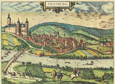 アーンズベルク 作： Georg and Hogenberg Franz (1535 90) Braun
