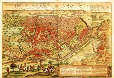 エジプト、カイロ 作： Georg and Hogenberg Franz (1535 90) Braun