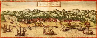 カリカット 作： Georg and Hogenberg Franz (1535 90) Braun