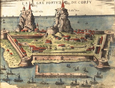 ギリシャ、コルフ島 作： Georg and Hogenberg Franz (1535 90) Braun