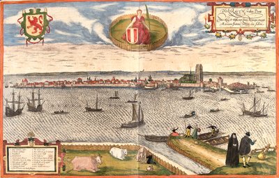 オランダ、ドルトレヒト 作： Georg and Hogenberg Franz (1535 90) Braun