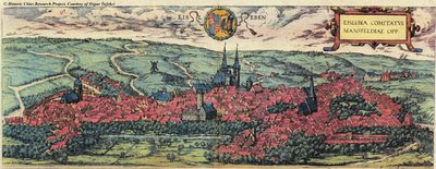 ザクセン州アイスレーベン 作： Georg and Hogenberg Franz (1535 90) Braun