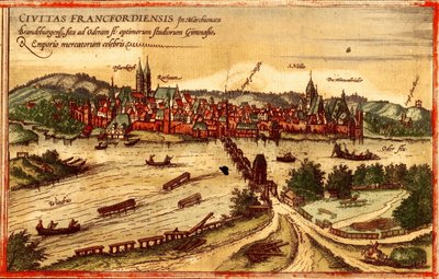 フランクフルト・アン・デア・オーダー 作： Georg and Hogenberg Franz (1535 90) Braun