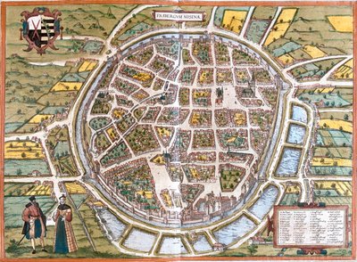 ドイツ、フライベルク 作： Georg and Hogenberg Franz (1535 90) Braun