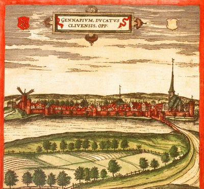 オランダ、ゲネップ 作： Georg and Hogenberg Franz (1535 90) Braun